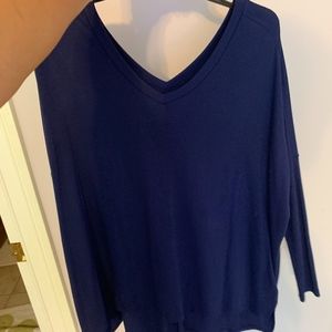 blue long sleeve
